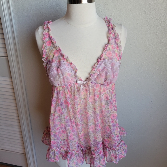 Other - Floral Feminine Babydoll Nightie
